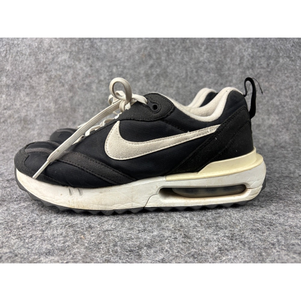 Nike Air Max Dawn Sneakers Womens 8 Black White DJ3624-001 Low Top Running